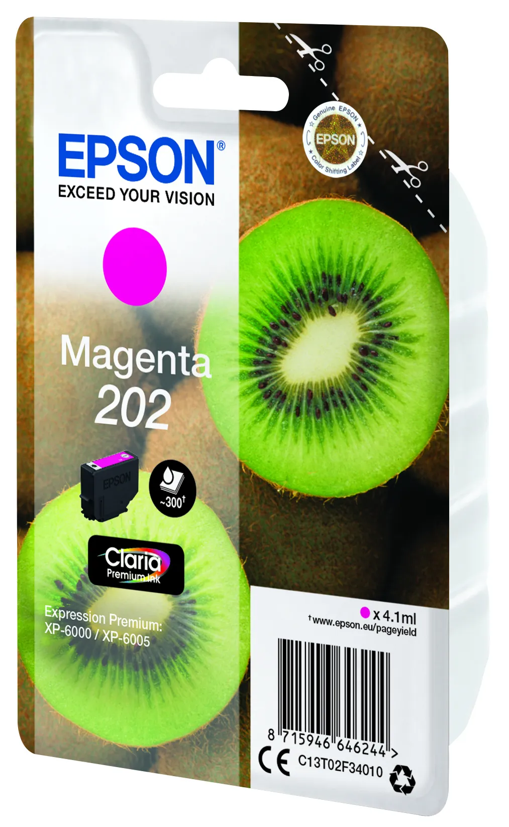 Epson Kiwi Singlepack Magenta 202 Claria Premium Ink – Bild 3
