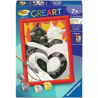 CreArt – Katzen-Liebe, Malen CreArt – Katzen-Liebe, Malen