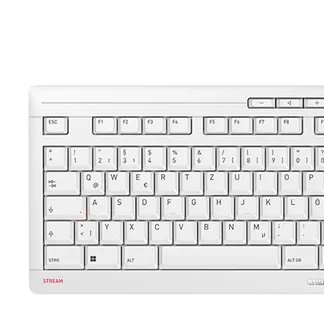 CHERRY STREAM KEYBOARD, Kabelgebundene Tastatur, hellgrau, USB (QWERTZ – DE) CHERRY STREAM KEYBOARD, Kabelgebundene Tastatur, hellgrau, USB (QWERTZ – DE)