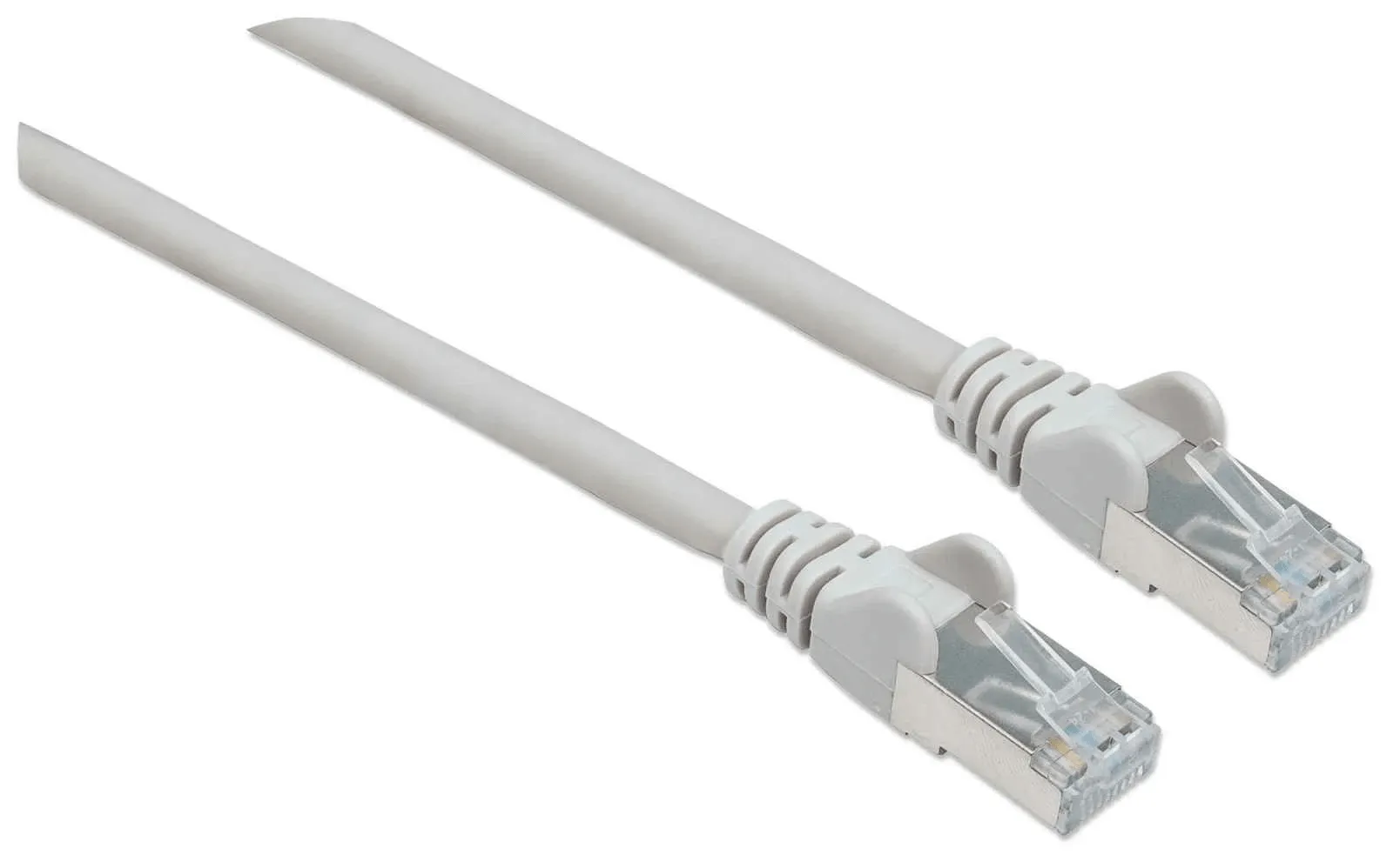 Intellinet Netzwerkkabel mit Cat6a-Stecker und Cat7-Rohkabel, S/FTP, 100% Kupfer, LS0H, 0,25 m, grau – Bild 4