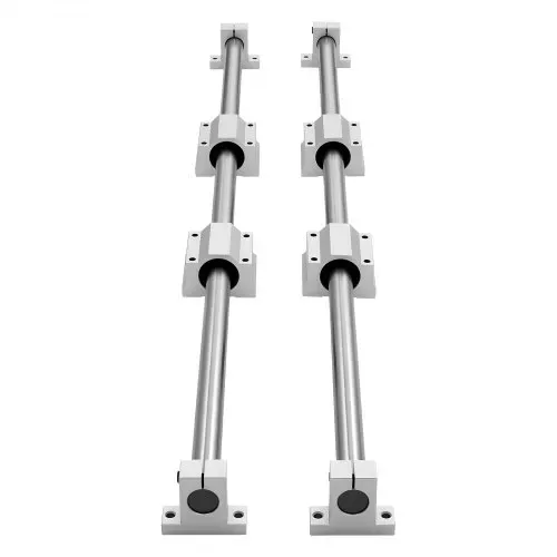 VEVOR Linearführungen SFC25, 2er-Pack 1000 mm Linearschienen & 4 Stk. Gleitblöcke, Führungsschienen, Gleitschienen für DIY-Graviermaschinen, Dreh- & Fräsmaschinen, DIY-Übungs-Wippplatte – Bild 9