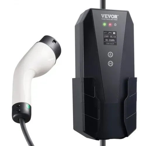 VEVOR Tragbares EV-Ladegerät mit LCD-Display 3,68 kW Ladegerät für Elektrofahrzeuge EV-Ladekabel Typ 2(IEC62196) CEE 7/7 Stecker 16A 1-Phasig EV-Ladestation 8,6m Kabellänge IP66 Wasserdicht Wallbox – Bild 8