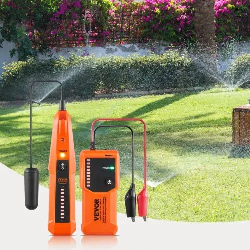 VEVOR Netzwerk Kabel Tester, max. 0,9 m Erkennungstiefe, Kabelsucher Kabelbruchdetektor mit Kopfhörer, max. 304,8 m Erkennungslänge, Kabel Testgerät für Haustierzäune, Sprinklerventilbewässerung – Bild 7