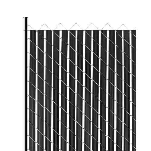 VEVOR Sichtschutzlamellen 2350 mm, doppelwandige vertikale Lamellen mit Bodenverriegelung und Flügeln für Maschendrahtzäune, HDPE-Maschendrahtlamellen, ideal für Garten und Bauernhof (schwarz) VEVOR Sichtschutzlamellen 2350 mm, doppelwandige vertikale Lamellen mit Bodenverriegelung und Flügeln für Maschendrahtzäune, HDPE-Maschendrahtlamellen, ideal für Garten und Bauernhof (schwarz)