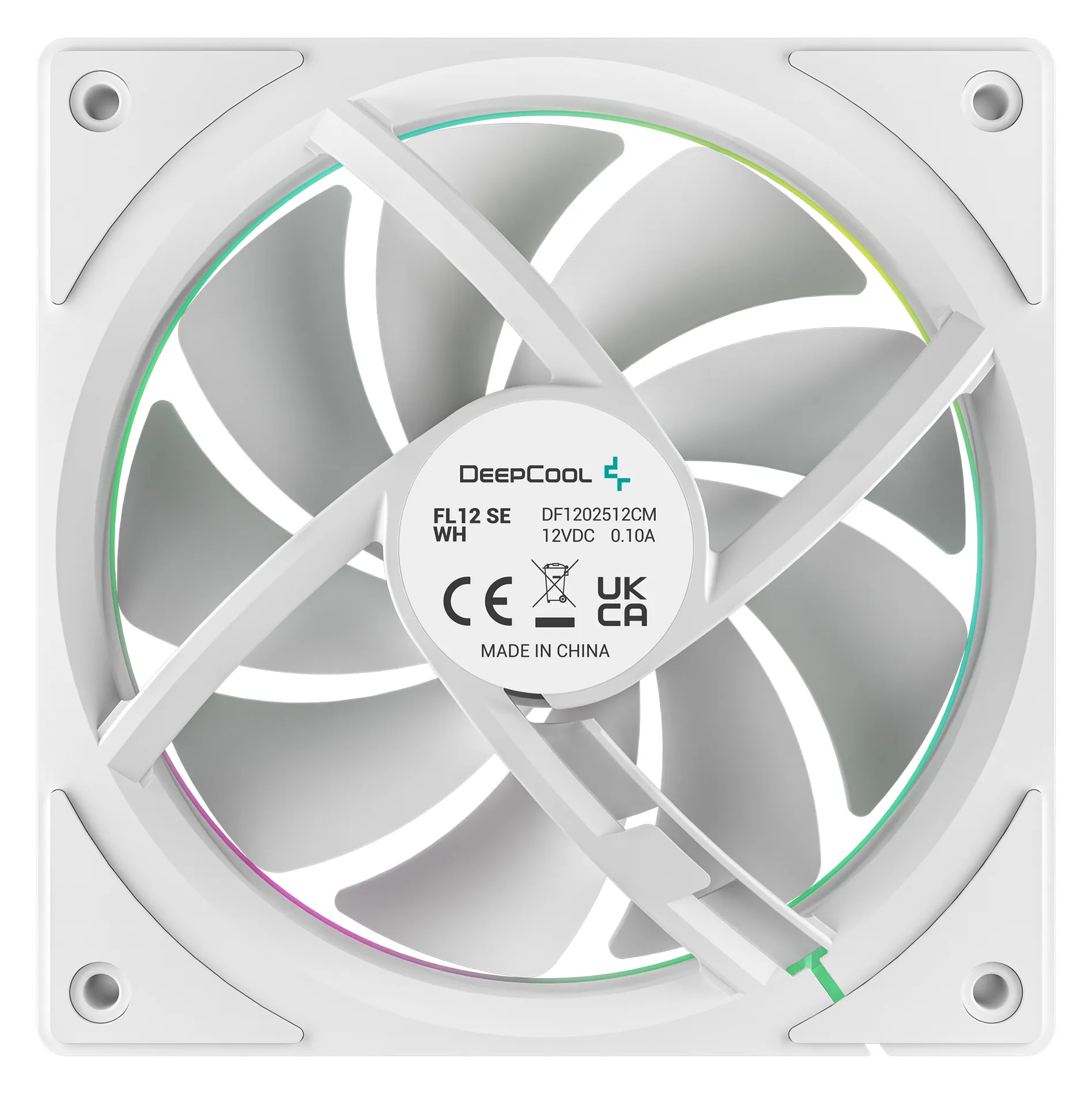 DeepCool FL12 SE WH 3IN1 Computergehäuse Ventilator 12 cm Weiß – Bild 4