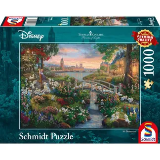 Thomas Kinkade Studios: Painter of Light – Disney 101 Dalmatiner, Puzzle Thomas Kinkade Studios: Painter of Light – Disney 101 Dalmatiner, Puzzle