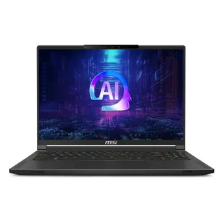 MSI Stealth A16 AI+ A3XWIG-043 AMD Ryzen AI 9 HX 370 Laptop 40,6 cm (16″) Quad HD+ 32 GB LPDDR5x-SDRAM 2 TB SSD NVIDIA GeForce RTX 5080 Wi-Fi 7 (802.11be) Windows 11 Home Schwarz MSI Stealth A16 AI+ A3XWIG-043 AMD Ryzen AI 9 HX 370 Laptop 40,6 cm (16″) Quad HD+ 32 GB LPDDR5x-SDRAM 2 TB SSD NVIDIA GeForce RTX 5080 Wi-Fi 7 (802.11be) Windows 11 Home Schwarz