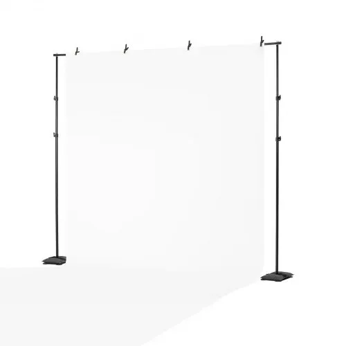 VEVOR Hintergrundständer verstellbares Fotohintergrundständer (Hintergrundtuch: 260 x 300 cm), Hintergrundständer mit 7 Querstangen, Bildschirmständer für Produktfotografie Studiofotografie – Bild 10