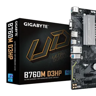 GIGABYTE B760M D3HP Mainboard – Intel Core CPUs der 14. Generation, 4+1+1 Phasen VRM, bis zu 5600 MHz DDR5, 2xPCIe 4.0 M.2, GbE LAN, USB 3.2 Gen 1 GIGABYTE B760M D3HP Mainboard – Intel Core CPUs der 14. Generation, 4+1+1 Phasen VRM, bis zu 5600 MHz DDR5, 2xPCIe 4.0 M.2, GbE LAN, USB 3.2 Gen 1