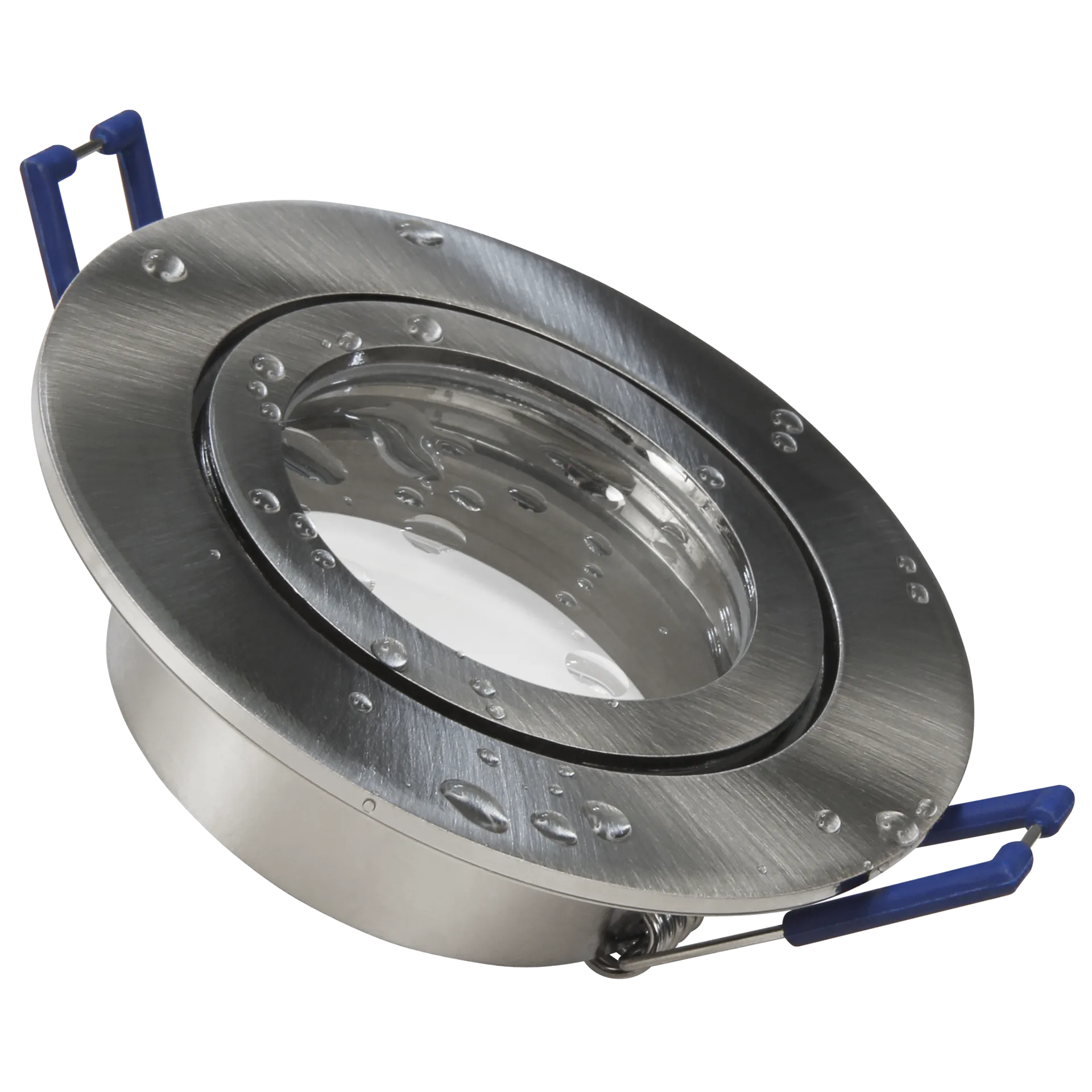 Einbaurahmen McShine “DL-54“ rund, Clip-Verschluss, IP44, Edelstahl gebürstet Einbaurahmen McShine “DL-54“ rund, Clip-Verschluss, IP44, Edelstahl gebürstet