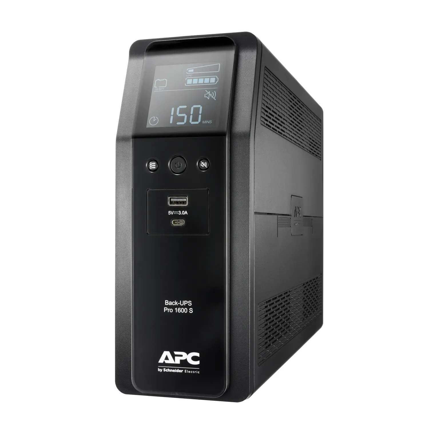 APC Back-UPS Pro 1600S, 1600VA, 230V, Sinuswelle, AVR, LCD, 8 IEC Ausgägnge – Bild 2