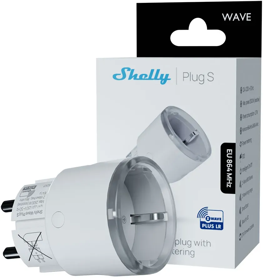 Shelly · Unterputz · "Wave Plug S White" · Z-Wave – Bild 5