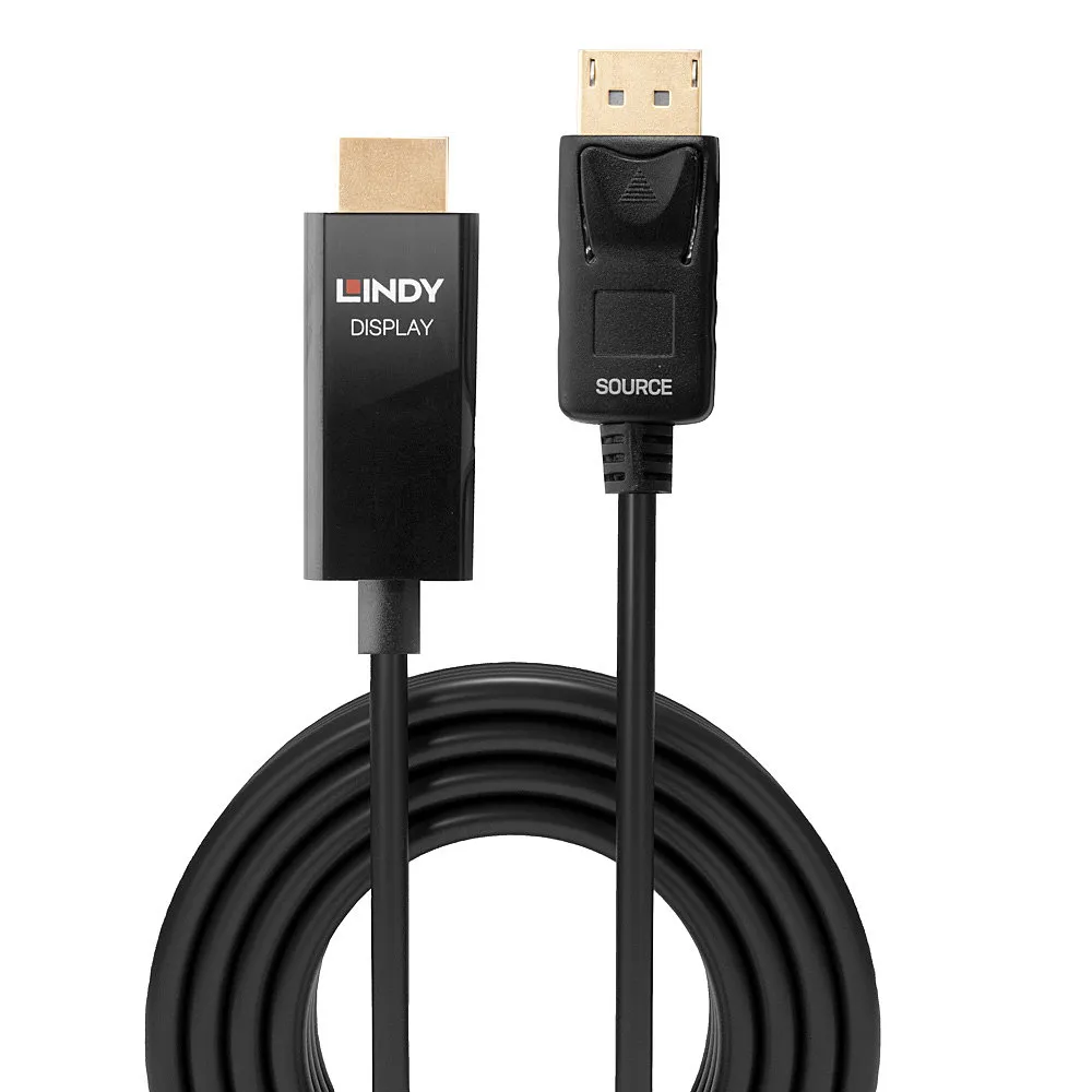 Lindy 40926 Videokabel-Adapter 2 m DisplayPort HDMI Typ A (Standard) Schwarz – Bild 2