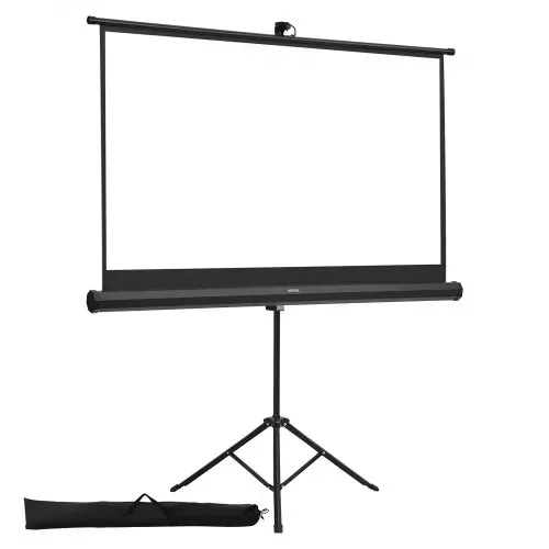 VEVOR Projektionsleinwand Stativleinwand (60 Zoll) mit 160° Weitwinkel, Beamerleinwand für Projektor innen & außen 16:9 4K HD, tragbare Filmleinwand mit Tragetasche für Heimkino Präsentation – Bild 8