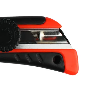 Abbrechmesser, 18mm Klinge, Gummigriff Abbrechmesser, 18mm Klinge, Gummigriff