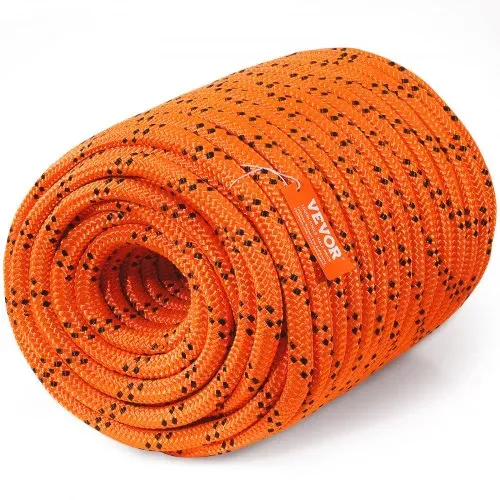 VEVOR Arborist Baumkletterseil, doppelt geflochten Polyester 1.9 cm x 67.1 m – Bild 9