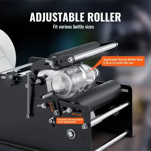 VEVOR Etikettiermaschine Manuell 15–20 Etiketten pro Minute Etikettenpistole Etikettenbreiten von 10–130 mm, Etikettenlängen von 10–300 mm Preisschilder Etikettiermaschine Flaschenetikettierer – Bild 4