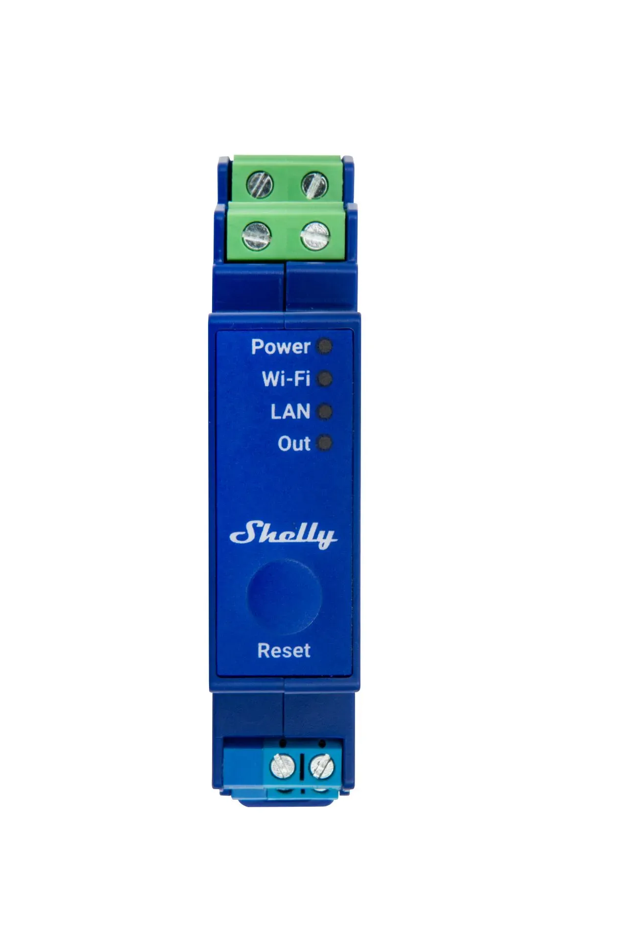 Shelly · Hutschiene · "Pro Dimmer 0/1-10V PM" · Messfunktion · WLAN · LAN · BT – Bild 2