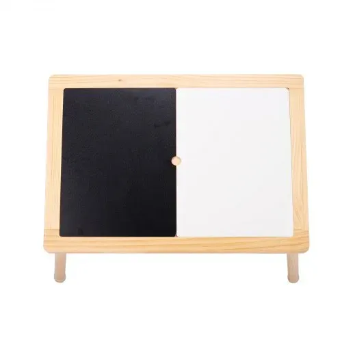 VEVOR Sensorischer Tisch Aktivitätstisch für Kinder mit 3 faltbaren Aufbewahrungsbehältern & Papierrollenhalter, Sand- und Wassertisch sensorischer Zeichentisch aus Holz, Geschenke für Kinder – Bild 10