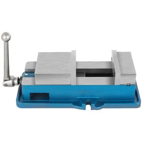 VEVOR Maschineschraubstock Metall, 40 mm Höhe Maschinenschraubstock Fräsmaschinen, 125 mm Öffnung Bohrmaschinen Schraubstock aus Stahl, 24 KN Max. Spannkraft CNC Schraubstock, Werkbank Schraubstock – Bild 8