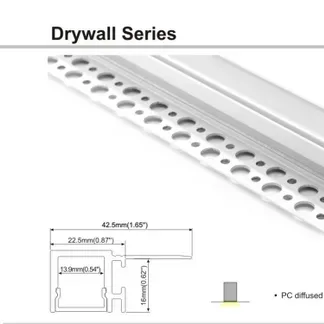 Synergy 21 LED U-Profil 200cm, ALU084 Rigipsprofil Synergy 21 LED U-Profil 200cm, ALU084 Rigipsprofil