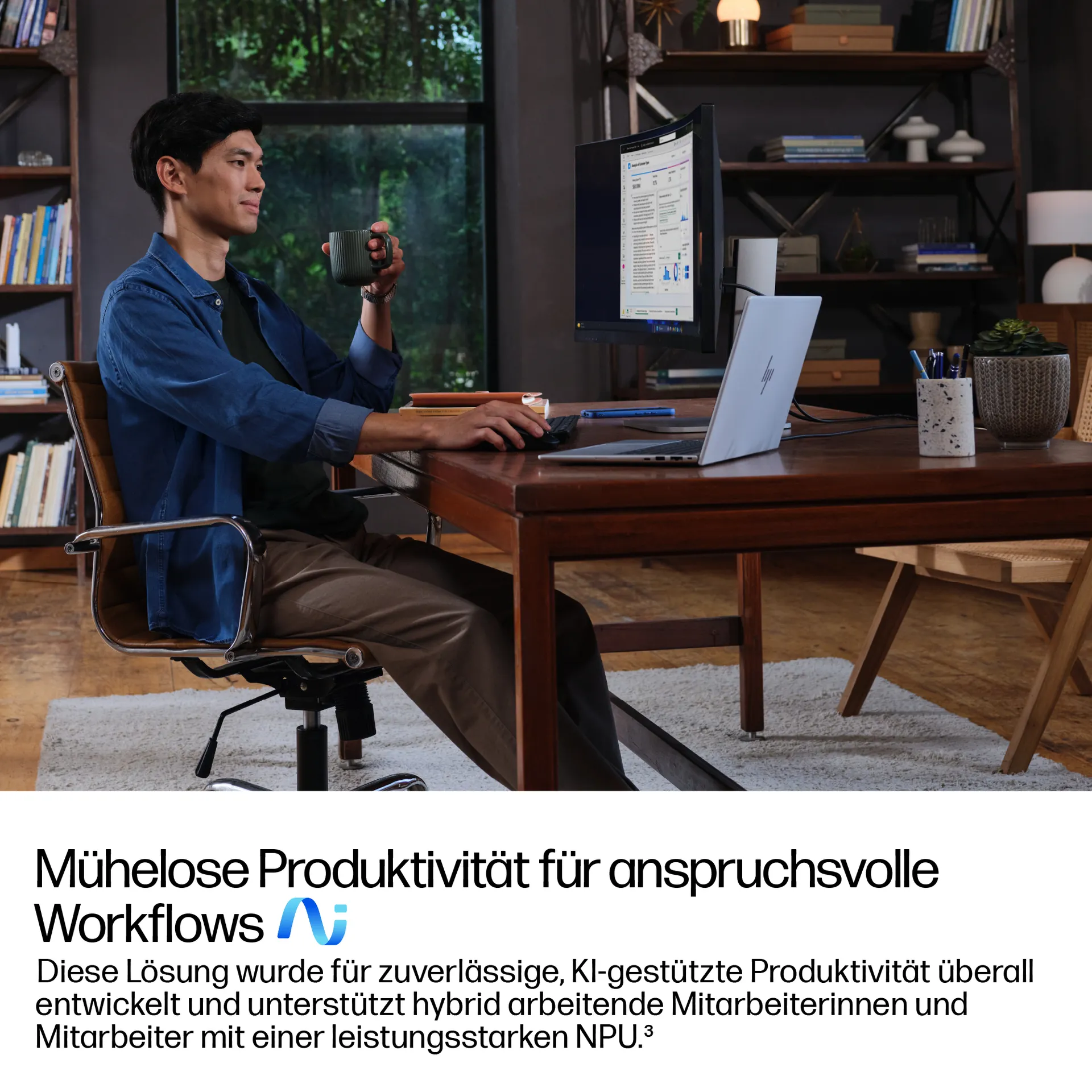 HP EliteBook 8 G1a Next Gen AI PC Copilot+ PC AMD Ryzen AI 5 340 Laptop 35,6 cm (14") 2.5K 32 GB DDR5-SDRAM 512 GB SSD Wi-Fi 7 (802.11be) Windows 11 Pro Silber – Bild 6