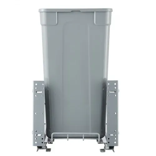 VEVOR ausziehbarer Mülleimer (35 Qt) für Küchenschränke, Unterbau-Abfallbehälter (30 kg belastbar) mit robustem Soft-Close-Schiebesystem aus Metall und Türsatz, für Spüle Unterbau – Bild 10
