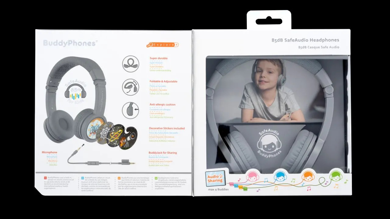 Onanoff Kopfhörer für Kinder / Basic / Grau – Bild 8