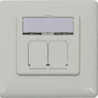 Keystone, Modulträger, UP Dosen für 2xTP-Modul, Reinweiss, designfähig UAE, Synergy 21, Keystone, Modulträger, UP Dosen für 2xTP-Modul, Reinweiss, designfähig UAE, Synergy 21,