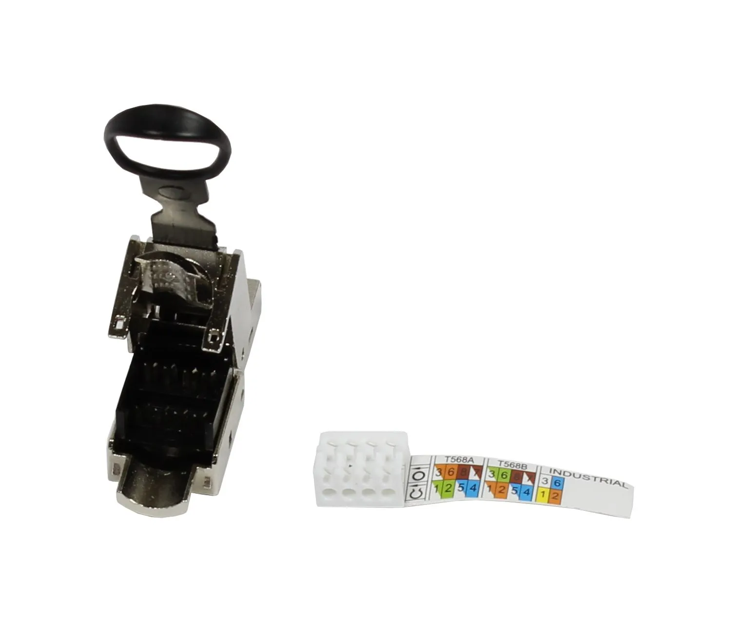 TP-Stecker TP, Feldkonfektionierbar, CAT6A, RJ45, Werkzeuglos, Synergy 21, – Bild 5