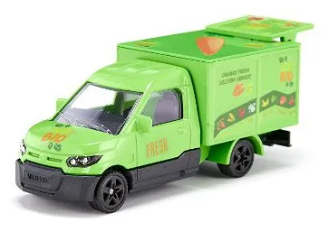 Siku Streetscooter Organic Fresh Delivery Service Rollermodell Vormontiert 1:50 – Bild 3