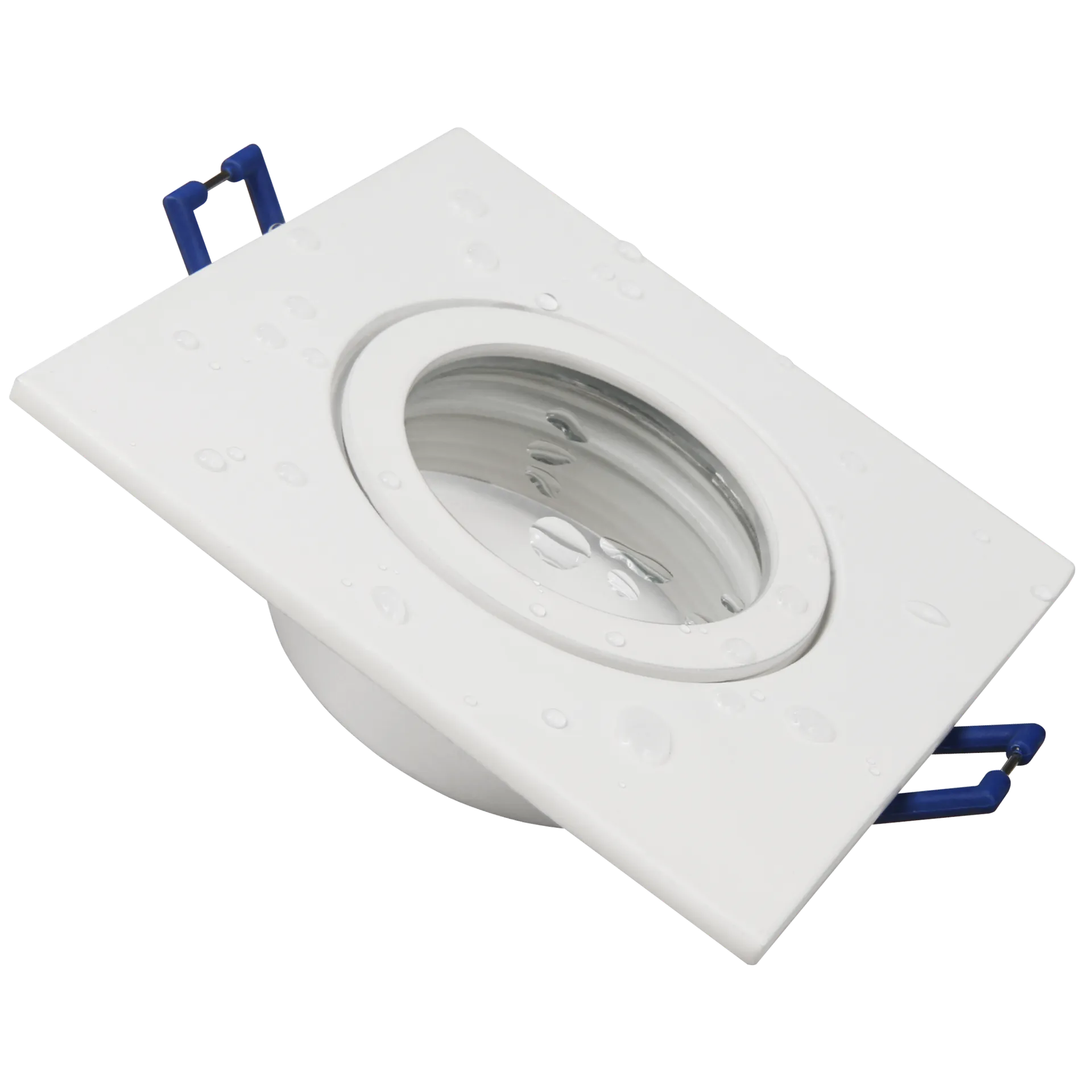 Einbaurahmen McShine “DL-54“ eckig, Clip-Verschluss, IP44, weiß Einbaurahmen McShine “DL-54“ eckig, Clip-Verschluss, IP44, weiß