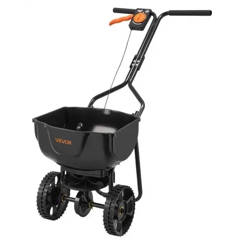 VEVOR Streuwagen 6,8 kg Fassungsvermögen, Düngerstreuer 3 m Streubreite, Schleuderstreuer mit 25,4 cm Reifen, einstellbarer Streumenge, Staatsgutstreuer für Dünger & Saatgut im Hausgarten – Bild 8