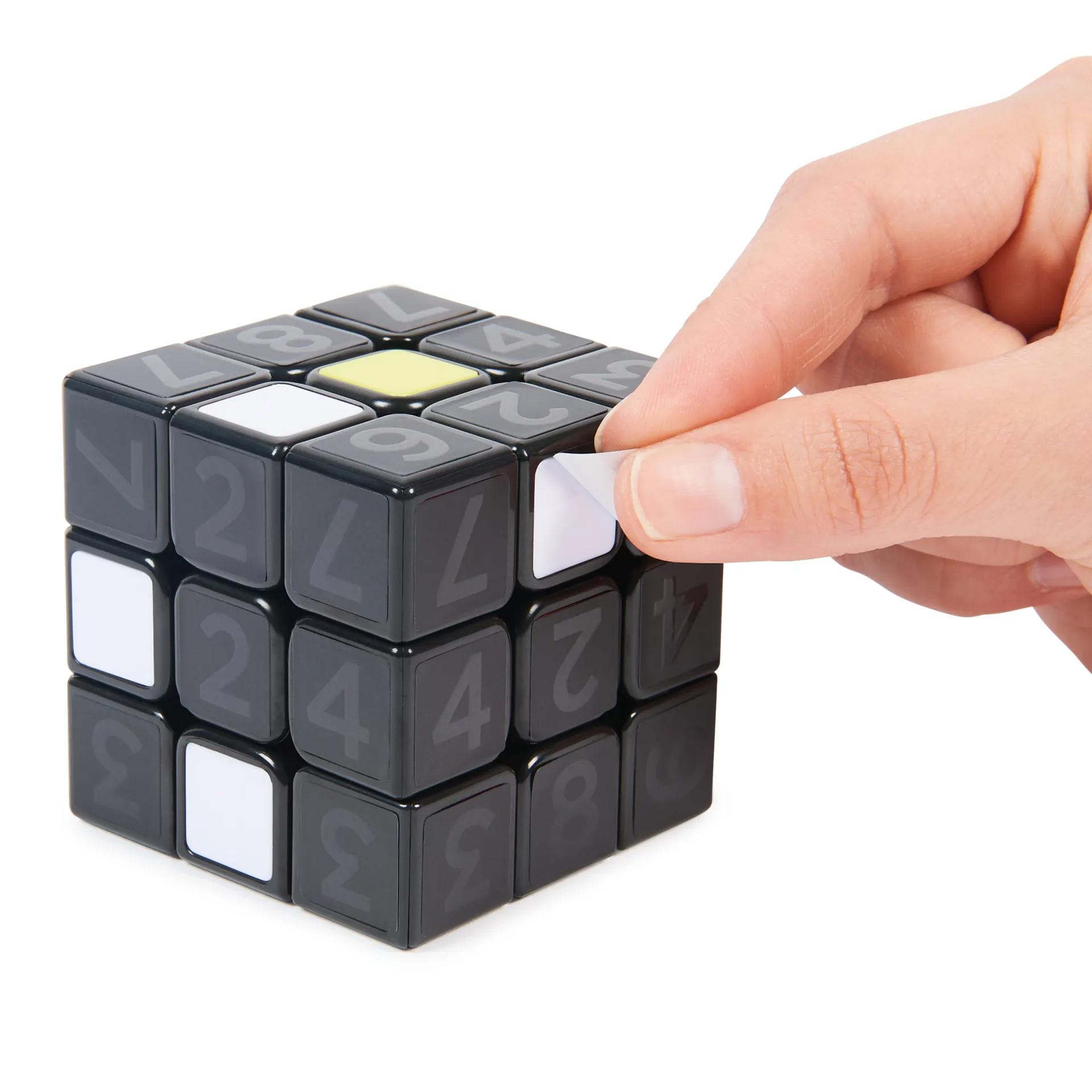 Rubik’s Cube, Coach Cube, 3x3 Lernwürfel mit Stickern – Bild 3