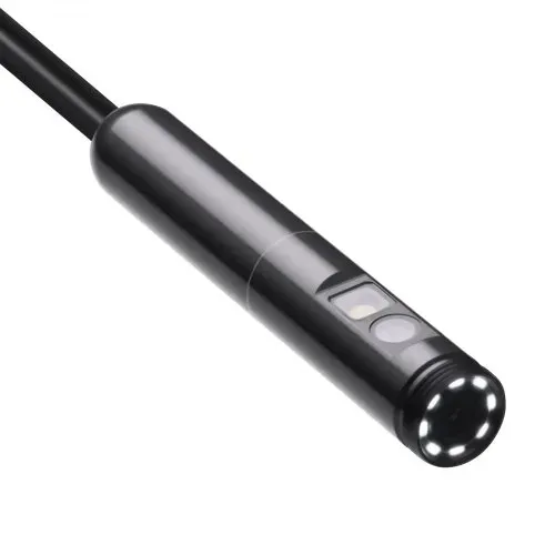 VEVOR Endoskopkamera mit Licht, Dual Lens Endoskop für Android & iOS, 1920P HD-Inspektionskamera mit 8+1 LED-Leuchten, 2-fachem Zoom, 3 m Schlangenkabel, IP67 wasserdichte Kamera für Auto, Sanitär – Bild 8