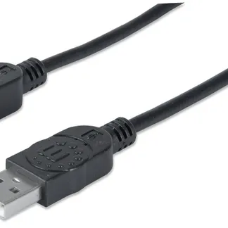 Manhattan Hi-Speed USB B Anschlusskabel, USB 2.0, Typ A Stecker – Typ B Stecker, 480 Mbps, 3 m, Schwarz Manhattan Hi-Speed USB B Anschlusskabel, USB 2.0, Typ A Stecker – Typ B Stecker, 480 Mbps, 3 m, Schwarz