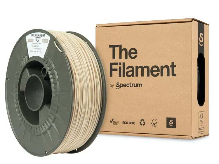The Filament · PLA · WOOD ASH · 1.75mm · 1kg The Filament · PLA · WOOD ASH · 1.75mm · 1kg
