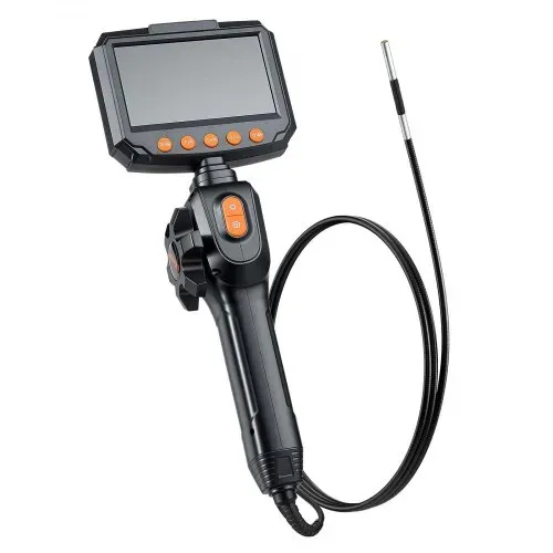 VEVOR Drehbare Endoskopkamera mit Licht, Inspektionskamera mit Zwei-Wege beweglichem Kopf, IP67 Wasserdichte Rohrkamera mit 4,3 Zoll Display 1,5m Kabel 2600mAh Akku, 3,9mm Boreskopkamera für Auto Haus – Bild 8