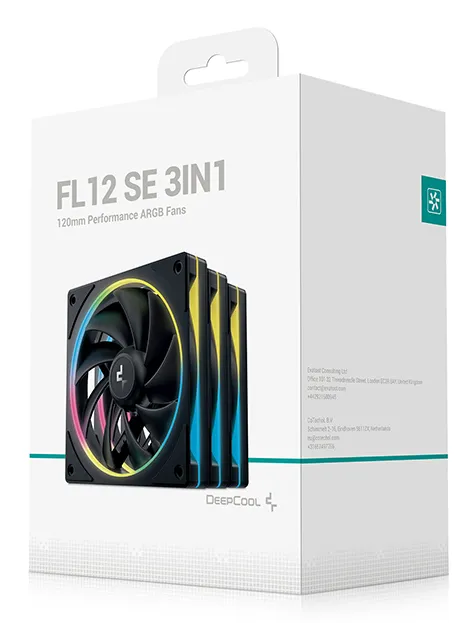 DeepCool FL12 SE 3IN1 Computergehäuse Ventilator 12 cm Weiß 3 Stück(e) – Bild 7