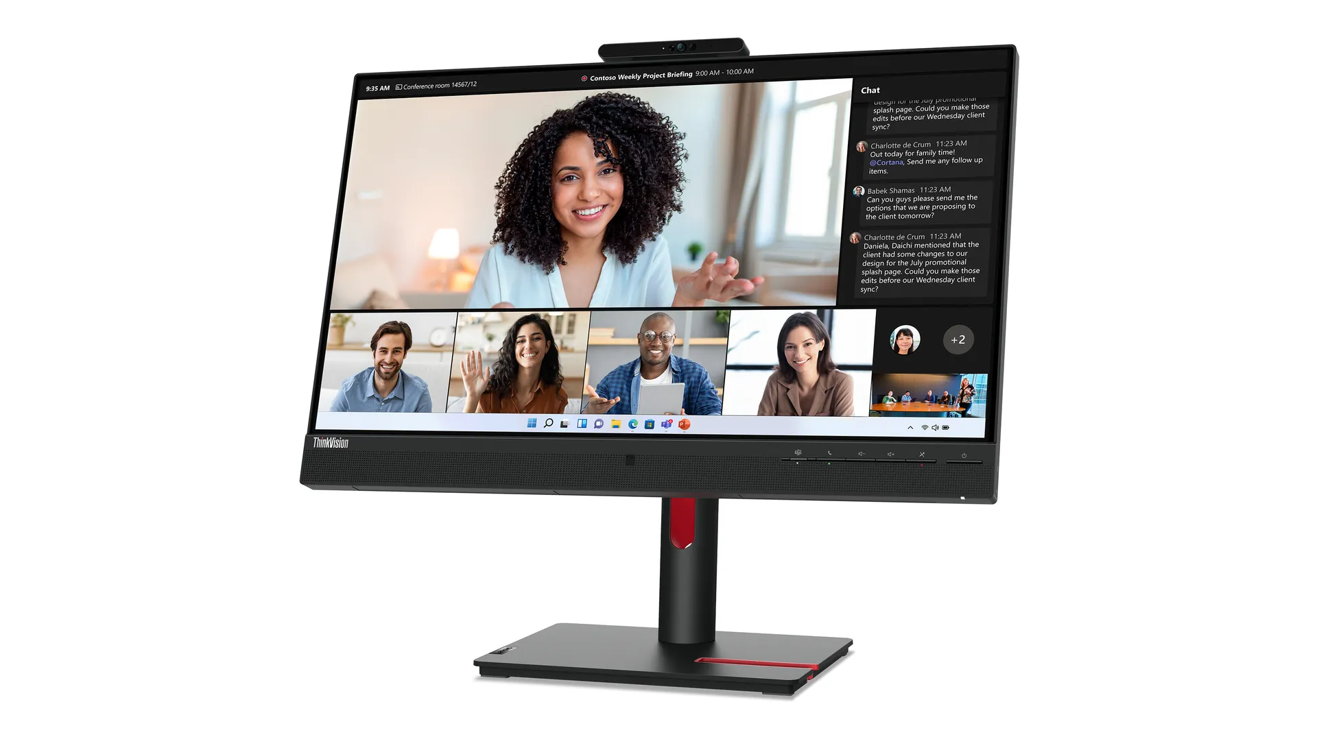 Lenovo ThinkVision T24mv-30 Monitor – Bild 3