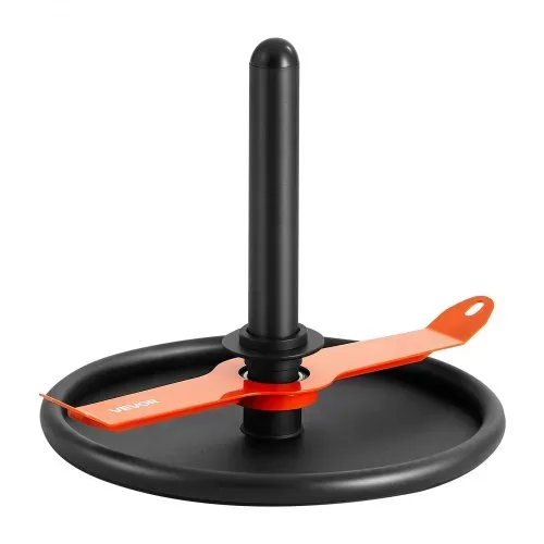 VEVOR Gewichtsschlitten Kraftschlitten Krafttrainingsschlitten zur Verbesserung der Geschwindigkeit bei sportlichen Übungen, Fitnessgerät mit Gurt, für 51 mm Gewichtsscheiben Orange & Schwarz – Bild 9