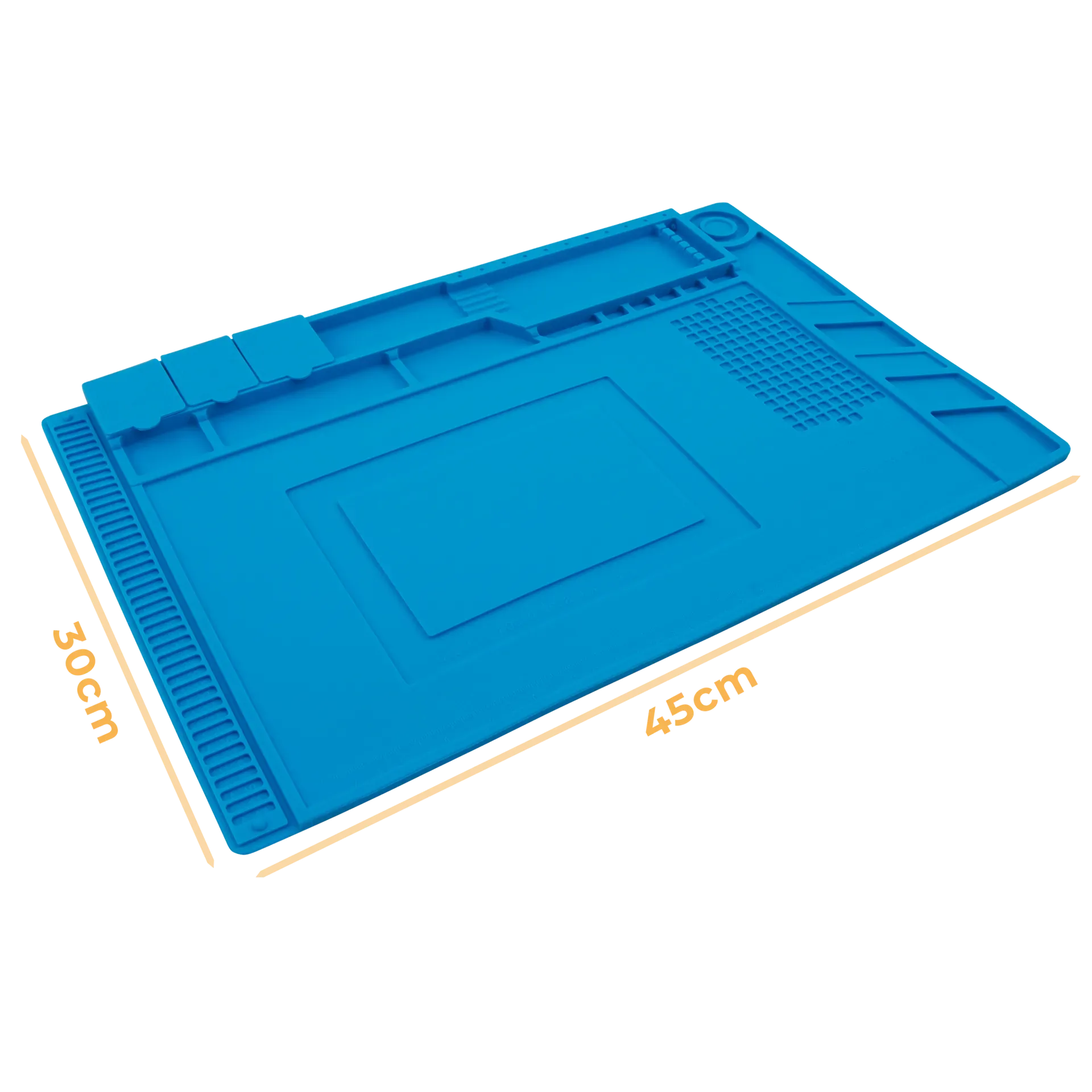 Silikon-Lötmatte McPower ''LM-16'' 45x30cm, Hitzebeständig, Antistatisch – Bild 5