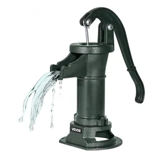 VEVOR Schwengelpumpe Antik Vintage, 7,6 m Förderhöhe, Nostalgiepumpe aus Gusseisen, Brunnenpumpe, Handpumpe NPT 1-1/4 Zoll Anschluss, Gartenpumpe, für Garten, Teich, Hof, Bauernhof, Grün VEVOR Schwengelpumpe Antik Vintage, 7,6 m Förderhöhe, Nostalgiepumpe aus Gusseisen, Brunnenpumpe, Handpumpe NPT 1-1/4 Zoll Anschluss, Gartenpumpe, für Garten, Teich, Hof, Bauernhof, Grün