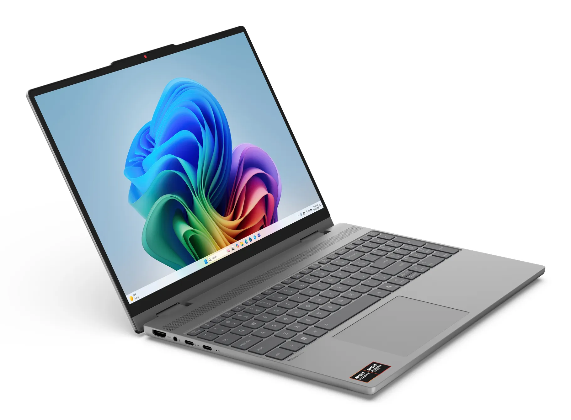 Lenovo IdeaPad 5 2-in-1 15AGP11 Copilot+ PC AMD Ryzen AI 5 430 Hybrid (2-in-1) 38,9 cm (15.3") Touchscreen WUXGA 16 GB DDR5-SDRAM 512 GB SSD Wi-Fi 7 (802.11be) Windows 11 Home Deutsch Grau – Bild 3