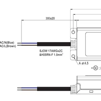 MEAN WELL Netzteil – 48V 75W IP67 MEAN WELL Netzteil – 48V 75W IP67