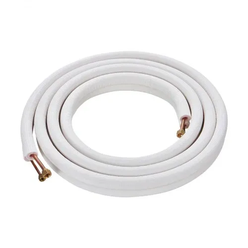 VEVOR 4876,8 mm Mini-Split-Leitungssatz, 6,4 und 9,5 mm Außendurchmesser, Kupferrohre und dreischichtige Isolierung, für Klimaanlagen oder Heizungspumpengeräte und HVAC mit umfangreichem Zubehör – Bild 9