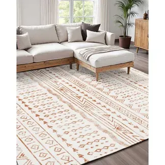 VEVOR Flächenteppich, 1524×2438 mm, waschbarer Teppich, rutschfester Wohnzimmerteppich im Modern-Stil, Innenmatte für Schlafzimmer, Büro, Wohnzimmer, Kinderzimmer, Eingangsbereich, Beige VEVOR Flächenteppich, 1524×2438 mm, waschbarer Teppich, rutschfester Wohnzimmerteppich im Modern-Stil, Innenmatte für Schlafzimmer, Büro, Wohnzimmer, Kinderzimmer, Eingangsbereich, Beige