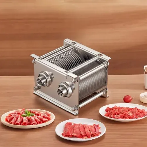 VEVOR Ersatzklingensatz für Gewerbliche Fleischschneider 5 mm, Austauschklinge für Modell 90 Aufschnittmaschine, Edelstahl, Kammförmiges Klingen-Set Geeignet für Entbeintes Fleisch & Weiches Gemüse – Bild 7