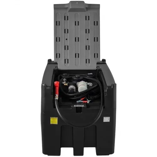 VEVOR Tragbarer Dieseltank 439,11 L Mobile Tankanlage Schwarz Dieseltankstelle 140 W Tankstation Dieseltank 2600 U/min Transporttank 12 V – Bild 9