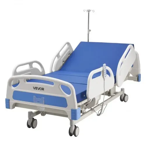 VEVOR Krankenhausbett Elektrisch, 5 Funktionen Pflegebett, mit Trendelenburg- & Anti-Trendelenburg-Funktion, Matratze, 450-750 mm Seniorennett für Häusliche Pflege, Altenheim & Krankenhaus – Bild 10